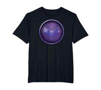 Marvel Hawkeye Kate Bishop Purple Logo Maglietta, Uomo Taglie Grandi, Nero, 5X Tall