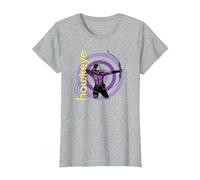 Marvel Hawkeye Kate Bishop su Target Maglietta, Donna, Grigio Melange, M