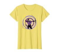 Marvel Hawkeye Kate Bishop su Target Maglietta, Donna, Limone, M