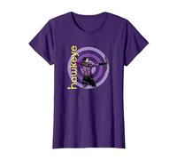 Marvel Hawkeye Kate Bishop su Target Maglietta, Donna, Viola, S