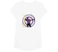 Marvel Hawkeye Kate Bishop su Target Maglietta, Ragazze, Bianco, S