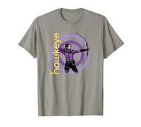 Marvel Hawkeye Kate Bishop su Target Maglietta, Uomo, Ardesia, XL