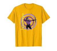 Marvel Hawkeye Kate Bishop su Target Maglietta, Uomo, Oro Brillante, XXL