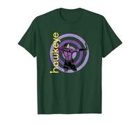 Marvel Hawkeye Kate Bishop su Target Maglietta, Uomo, Verde Foresta, XL