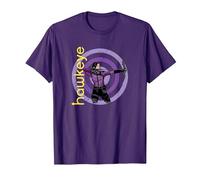 Marvel Hawkeye Kate Bishop su Target Maglietta, Uomo, Viola, XL