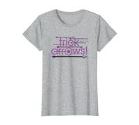 Marvel Hawkeye Trick Arrows Maglietta, Donna, Grigio Melange, 3XL