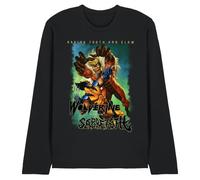 Marvel Heavy Metal Wolverine Versus Sabretooth Maglietta a Maniche Lunghe, Unisex, Nera, M