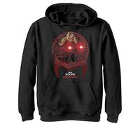 Marvel Her Hero Spell, Felpe con Cappuccio Bambini Unisex^Ragazzo, Schwarz,