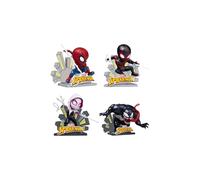 YuMe Spider-Man HeroBox Attack Series Spiderman Venom Spider-Gwen and Miles Mora