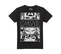 Marvel Heroes Eyes Maglietta Uomo (TV885)