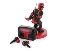 Marvel Holdems Mini Holder & Wireless Headphones Deadpool With TWS Buds Pro 10 C