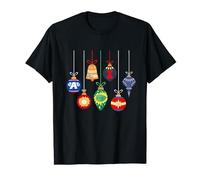 Marvel Holiday Christmas Avengers Team Festive Ornaments Maglietta