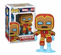Marvel Holiday Gingerbread Iron Man 3.75 Pop Vinile Action Figure Funko