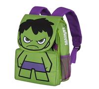 Marvel Hulk Angry-Zaino Piccolo Espandibile EXP, Verde, 18 x 28 cm, Capacità 15 L