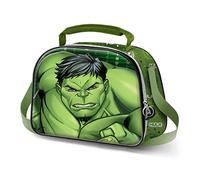 Marvel Hulk Challenge-Porta Merenda 3D, Verde, 25.5 x 20 cm