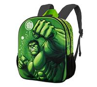 Marvel Hulk Fist-Zaino 3D Piccolo, Verde, 26 x 31 cm, Capacità 8.5 L