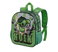 Marvel Hulk Greenmass-Zaino 3D Piccolo, Verde, 26 x 31 cm, Capacità 8.5 L