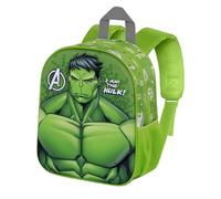 Marvel Hulk Rage-Zainetto 3D Elite, Verde, 25 x 30 cm, Capacità 7 L