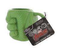 Paladone Marvel PP2985MA Tazza a Forma di Mano di Hulk, Ceramica, Multicolore, 9.6x16.3x11.6 cm