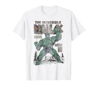 Marvel Hulk The Incredible Hulk Monster Unleashed Maglietta, Uomo, Bianco, 6XL