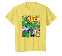 Marvel Hulk The Strongest of all Maglietta, Bambini, Limone, 6 Anni