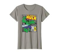 Marvel Hulk The Strongest of all Maglietta, Donna, Ardesia, L