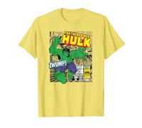 Marvel Hulk The Strongest of all Maglietta, Uomo, Limone, M