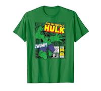 Marvel Hulk The Strongest of all Maglietta, Uomo, Verde Mela, L