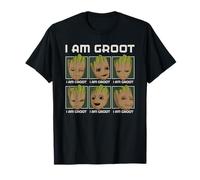 Marvel I Am Groot Guardians of the Galaxy Moods of Groot Maglietta