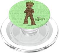 Marvel I Am Groot Super Cute Seedling Superhero Poster PopSockets PopGrip per MagSafe