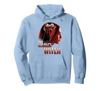 Marvel Infinity War Scarlet Witch Profile Felpa con Cappuccio, Unisex per Adulti, Blu Polveroso, XXL