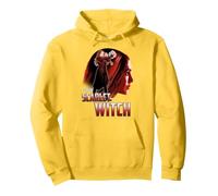 Marvel Infinity War Scarlet Witch Profile Felpa con Cappuccio, Unisex per Adulti, Limone, M