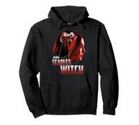 Marvel Infinity War Scarlet Witch Profile Felpa con Cappuccio, Unisex per Adulti, Nero, S