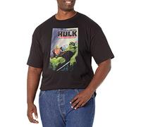 Marvel Inmortal Hulk T-Shirt, Nero, L Plus Tall Uomo
