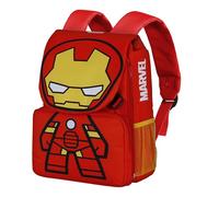 Marvel Iron Man Alloy-Zaino Piccolo Espandibile EXP, Rosso, 26 x 34 cm, Capacità 15 L