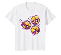 Marvel Iron Man And His Awesome Friends Ironheart Trio Maglietta, Bambini, Bianco, 3 Anni