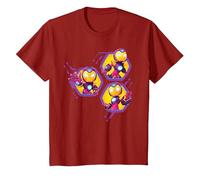 Marvel Iron Man And His Awesome Friends Ironheart Trio Maglietta, Bambini, Mirtillo Rosso, 2 Anni