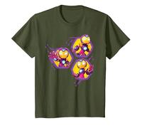 Marvel Iron Man And His Awesome Friends Ironheart Trio Maglietta, Bambini, Oliva, 3 Anni