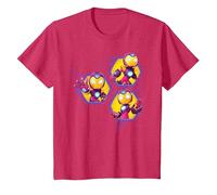 Marvel Iron Man And His Awesome Friends Ironheart Trio Maglietta, Bambini, Rosso mélange, 3 Anni