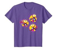 Marvel Iron Man And His Awesome Friends Ironheart Trio Maglietta, Bambini, Viola mélange, 3 Anni