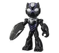 Marvel Iron Man e i Suoi Fantastici Amici Black Panther 22,8 cm, Action Figure Gigante con Scudo, Giocattolo Supereroe per Bambini dai 3 Anni in su
