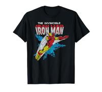 Marvel Iron Man The Invincible Iron Man Classic Art Vintage Maglietta