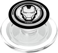Marvel Iron Man Tony Stark Digital Icon Black and White PopSockets PopGrip per MagSafe