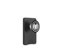 Marvel Iron Man Tony Stark Digital Icon Black and White PopSockets PopWallet per MagSafe