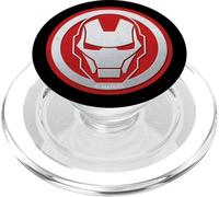 Marvel Iron Man Tony Stark Icon Red and Silver PopSockets PopGrip per MagSafe
