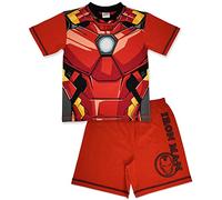 Marvel Ironman Avengers - Pigiama corto con frontale luminoso, 7-8 Jahre