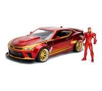JADA 253225003 Marvel Iron Man Chevy Camaro SS del 2016 in scala 1:24 con person