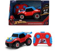 Jada - Marvel SpiderMan RC Buggy Radiocomandato 1:32, macchinina telecomandata Off-Road con design Spider-Man, 9336980314R00, +3 anni