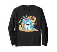 Marvel Jeff The Land Shark Beach Treats Summer Vacation Fun Maglia a Manica
