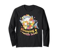 Marvel Jeff The Land Shark Blooming with Love Valentine's Maglia a Manica